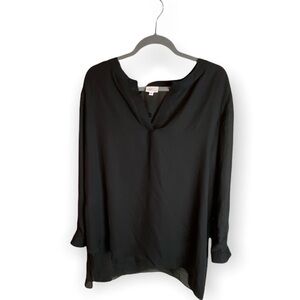 Landa Curve By Dora Landa Women's Black Sheer Tunic Blouse size 2X - NWT